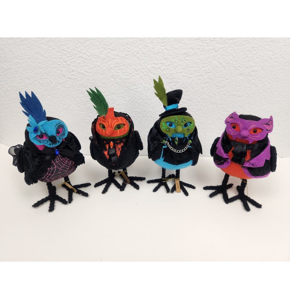 Target 2018 Hyde & EEK! Masquerade Birds Set CITRINE AMETHYST SAPPHIRE & PERIDOT